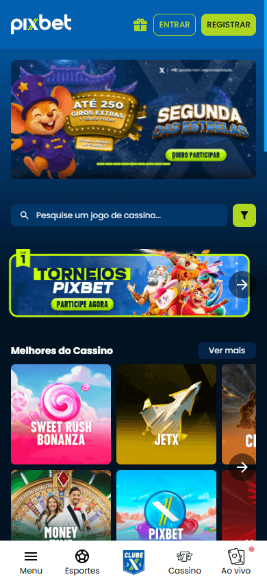Pix Bet Casino Mobile screenshot